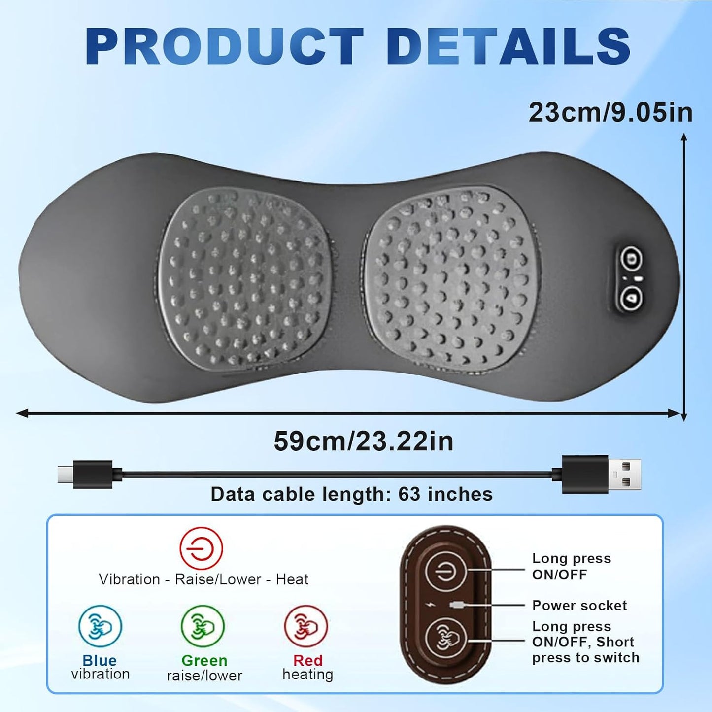 Thertality™ 3 in 1 Back Massager